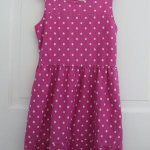 Pink and white polkadot dress Gap Kids